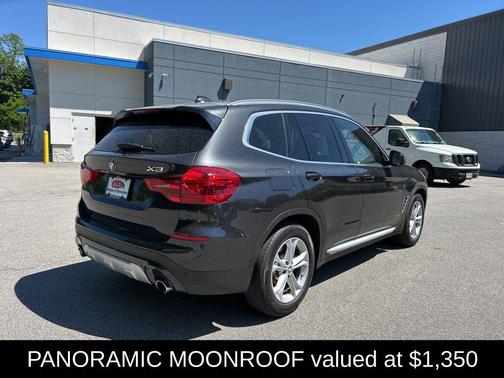 Dark Graphite Metallic 2018 BMW X3 xDrive30i
