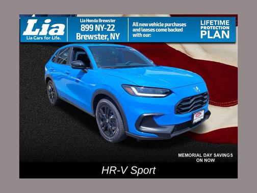 Boost Blue Pearl 2026 Honda HR-V AWD Sport