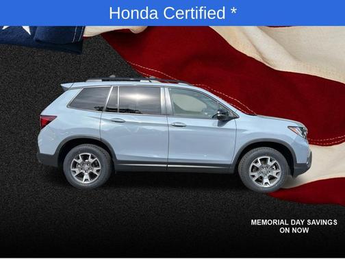 Sonic Gray Pearl 2023 Honda Passport AWD TrailSport