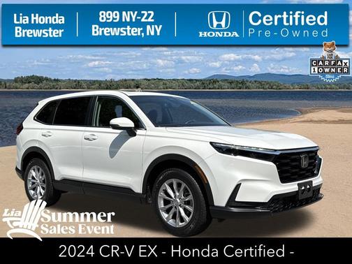 Platinum White Pearl 2024 Honda CR-V EX AWD