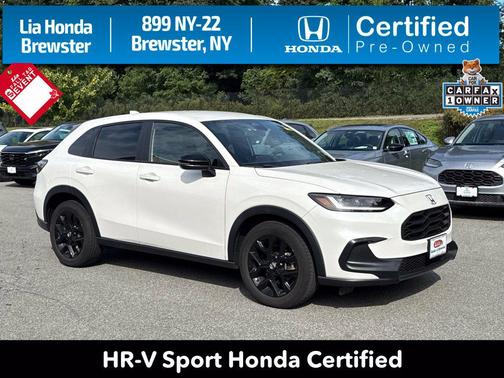 Platinum White Pearl 2024 Honda HR-V AWD Sport