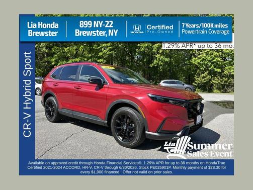Radiant Red Metallic 2023 Honda CR-V Hybrid Sport AWD
