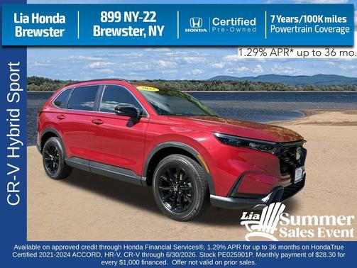Radiant Red Metallic 2023 Honda CR-V Hybrid Sport AWD