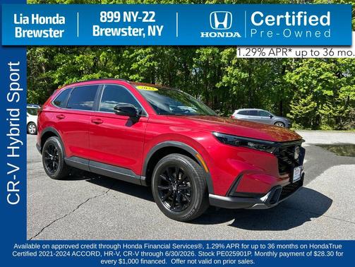 Radiant Red Metallic 2023 Honda CR-V Hybrid Sport AWD