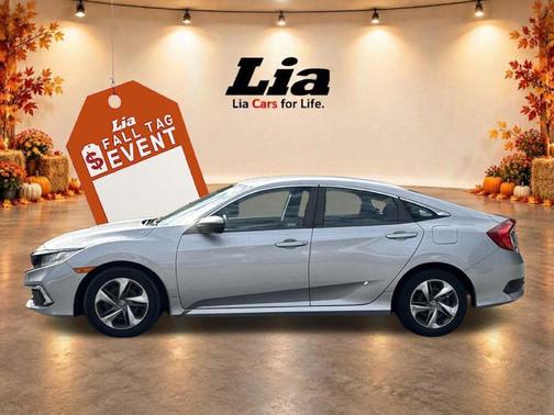 Modern Steel Metallic 2019 Honda Civic LX