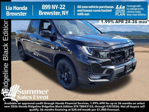 Nh-731p/Crystal Bl 2026 Honda Ridgeline Black