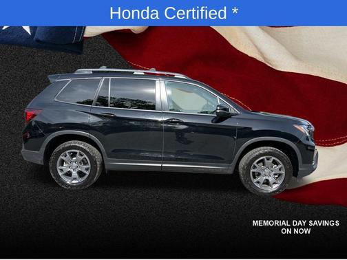 Crystal Black Pearl 2025 Honda Passport AWD TrailSport