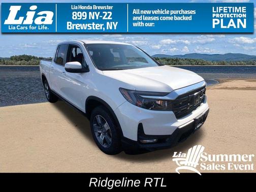 Platinum White Pearl 2026 Honda Ridgeline RTL