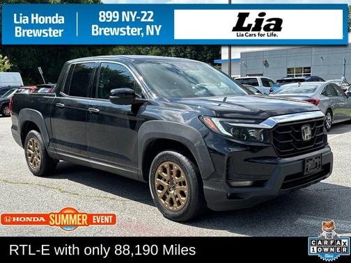 Crystal Black Pearl 2023 Honda Ridgeline RTL-E
