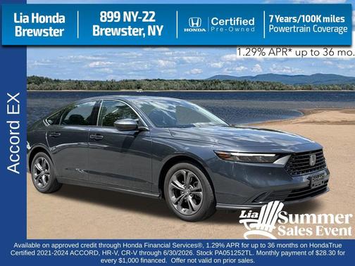Meteorite Gray Metallic 2023 Honda Accord EX