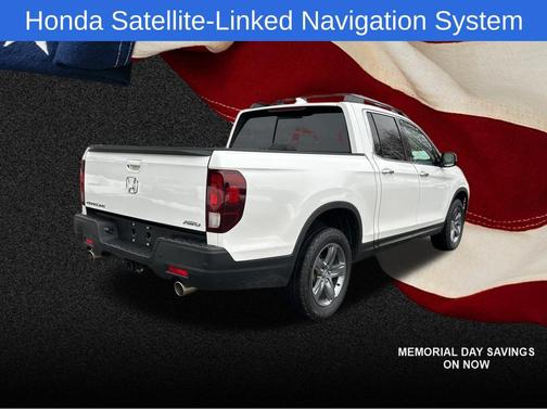 Platinum White Pearl 2023 Honda Ridgeline RTL-E