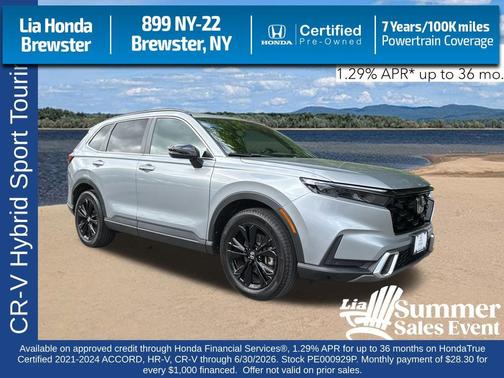 Lunar Silver Metallic 2023 Honda CR-V Hybrid Sport Touring AWD