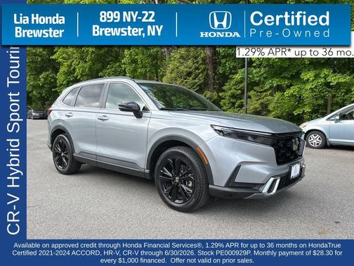 Lunar Silver Metallic 2023 Honda CR-V Hybrid Sport Touring AWD