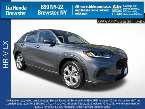 Modern Steel Metallic 2024 Honda HR-V LX