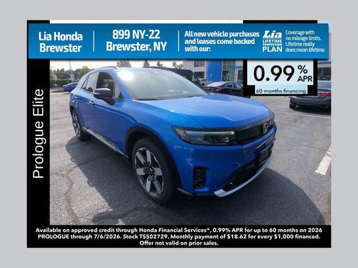 Blue 2026 Honda Prologue Elite