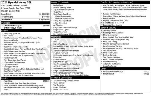 2021 Hyundai VENUE SEL