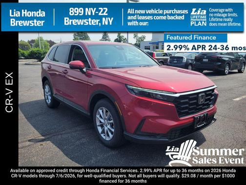 Radiant Red Metallic 2026 Honda CR-V EX AWD