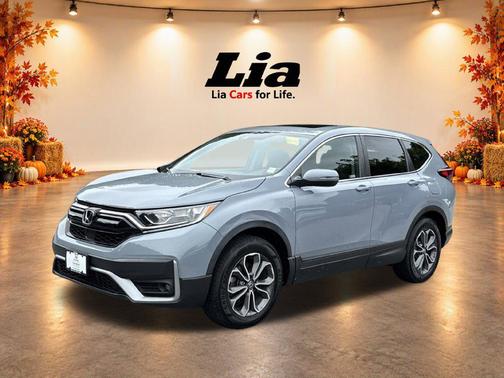Gray 2021 Honda CR-V AWD EX