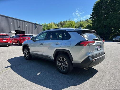Silver Sky Metallic 2024 Toyota RAV4 Hybrid XLE Premium