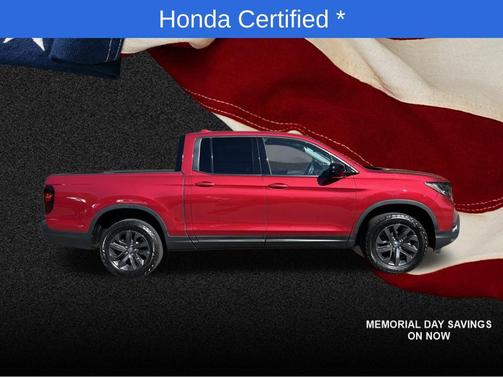 Radiant Red Metallic II 2023 Honda Ridgeline Sport