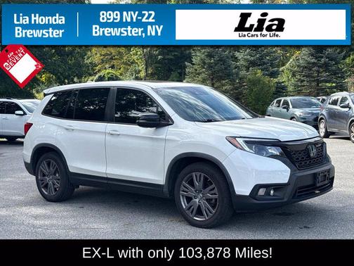 White Diamond Pearl 2019 Honda Passport EX-L