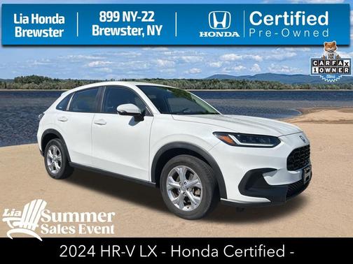 Platinum White Pearl 2024 Honda HR-V LX