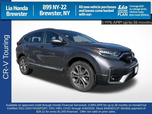 Gray 2021 Honda CR-V AWD Touring