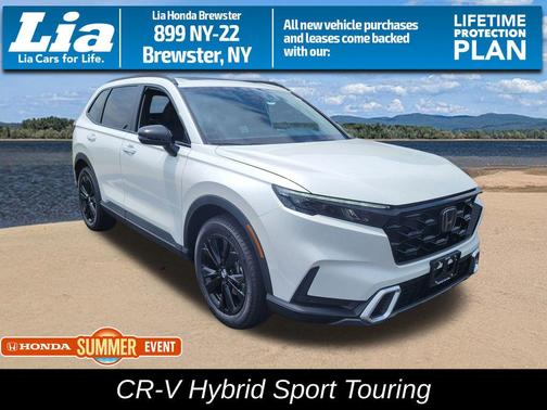 Platinum White Pearl 2026 Honda CR-V Hybrid Sport Touring AWD