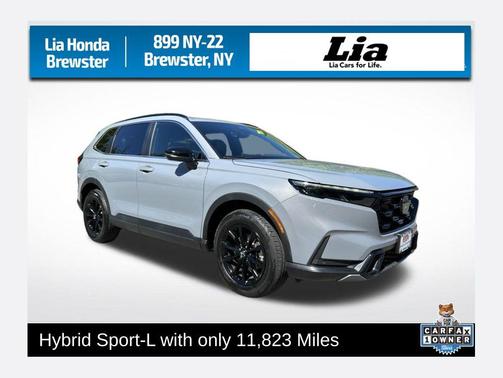 Gray 2025 Honda CR-V Hybrid Sport AWD