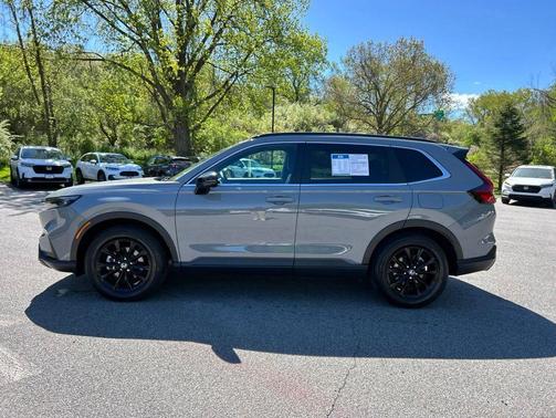 Gray 2025 Honda CR-V Hybrid Sport AWD
