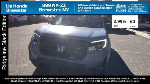 2026 Honda Ridgeline Black