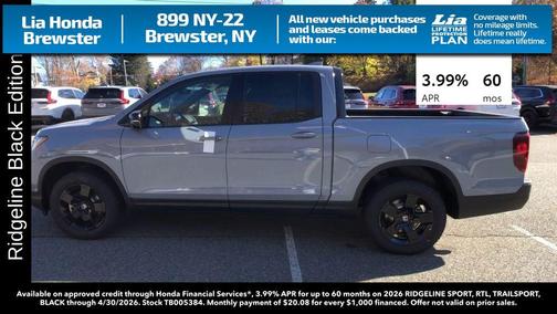2026 Honda Ridgeline Black