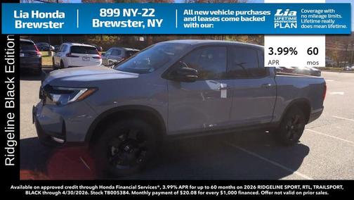 2026 Honda Ridgeline Black