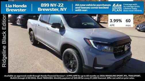 2026 Honda Ridgeline Black