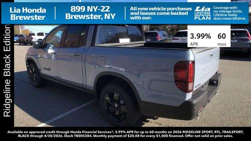 2026 Honda Ridgeline Black