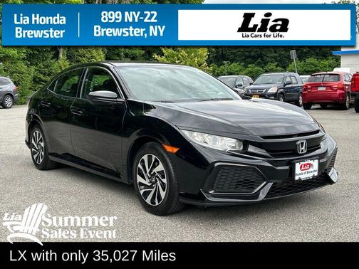 Crystal Black Pearl 2018 Honda Civic LX