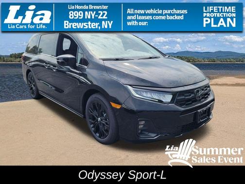 Crystal Black Pearl 2026 Honda Odyssey Sport-L