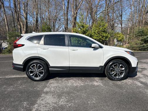 Platinum White Pearl 2021 Honda CR-V AWD EX-L