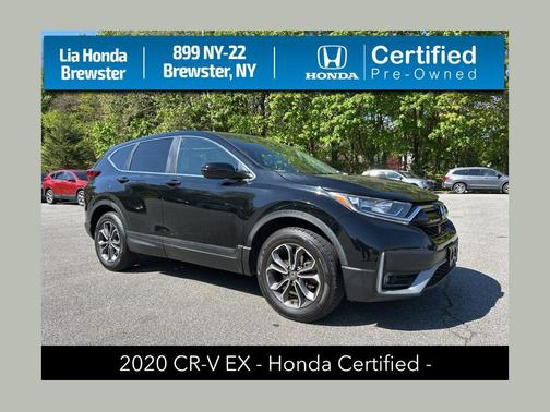 Crystal Black Pearl 2020 Honda CR-V AWD EX