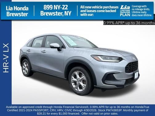Modern Steel Metallic 2023 Honda HR-V LX SUV