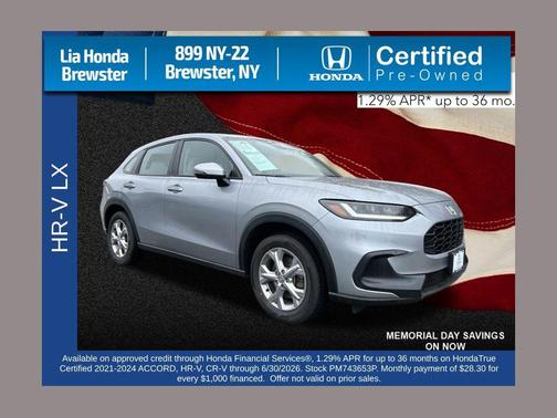 Modern Steel Metallic 2023 Honda HR-V LX