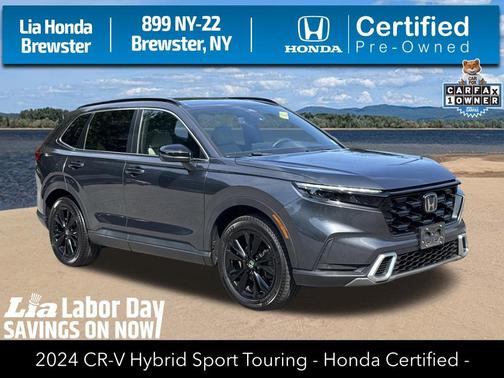 Gray 2024 Honda CR-V Hybrid Sport Touring AWD