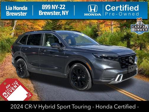 Gray 2024 Honda CR-V Hybrid Sport Touring AWD