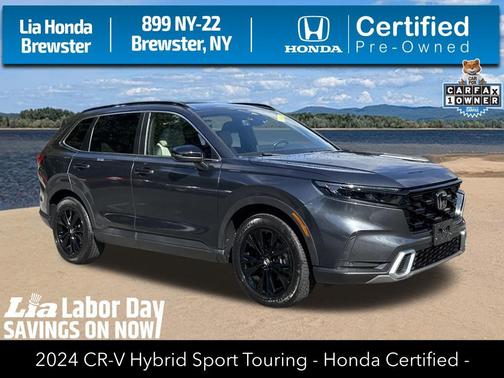 Gray 2024 Honda CR-V Hybrid Sport Touring AWD