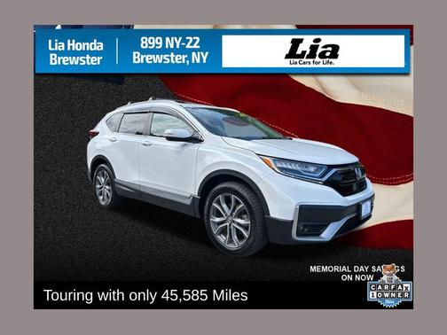 Platinum White Pearl 2020 Honda CR-V AWD Touring