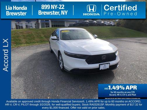 2024 Honda Accord LX 1.5T