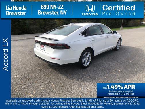 2024 Honda Accord LX 1.5T