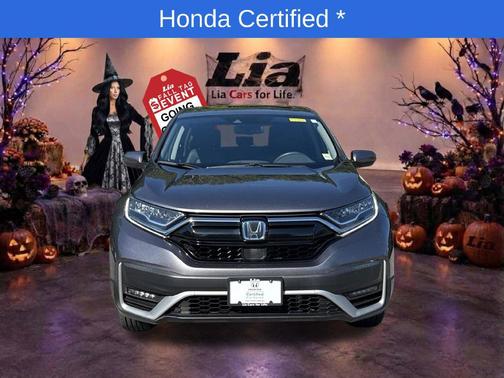 Gray 2021 Honda CR-V Hybrid EX-L