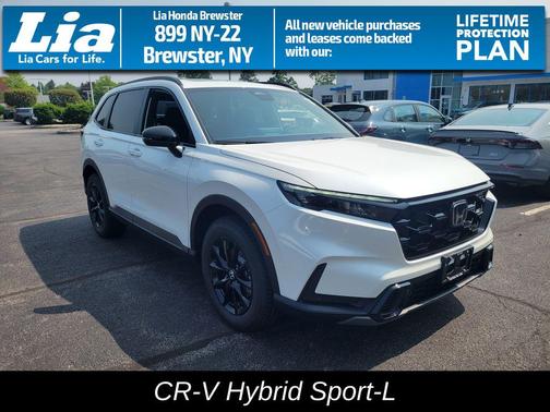 Platinum White Pearl 2026 Honda CR-V Hybrid Sport-L AWD