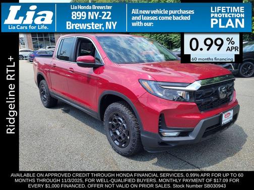 2025 Honda Ridgeline RTL
